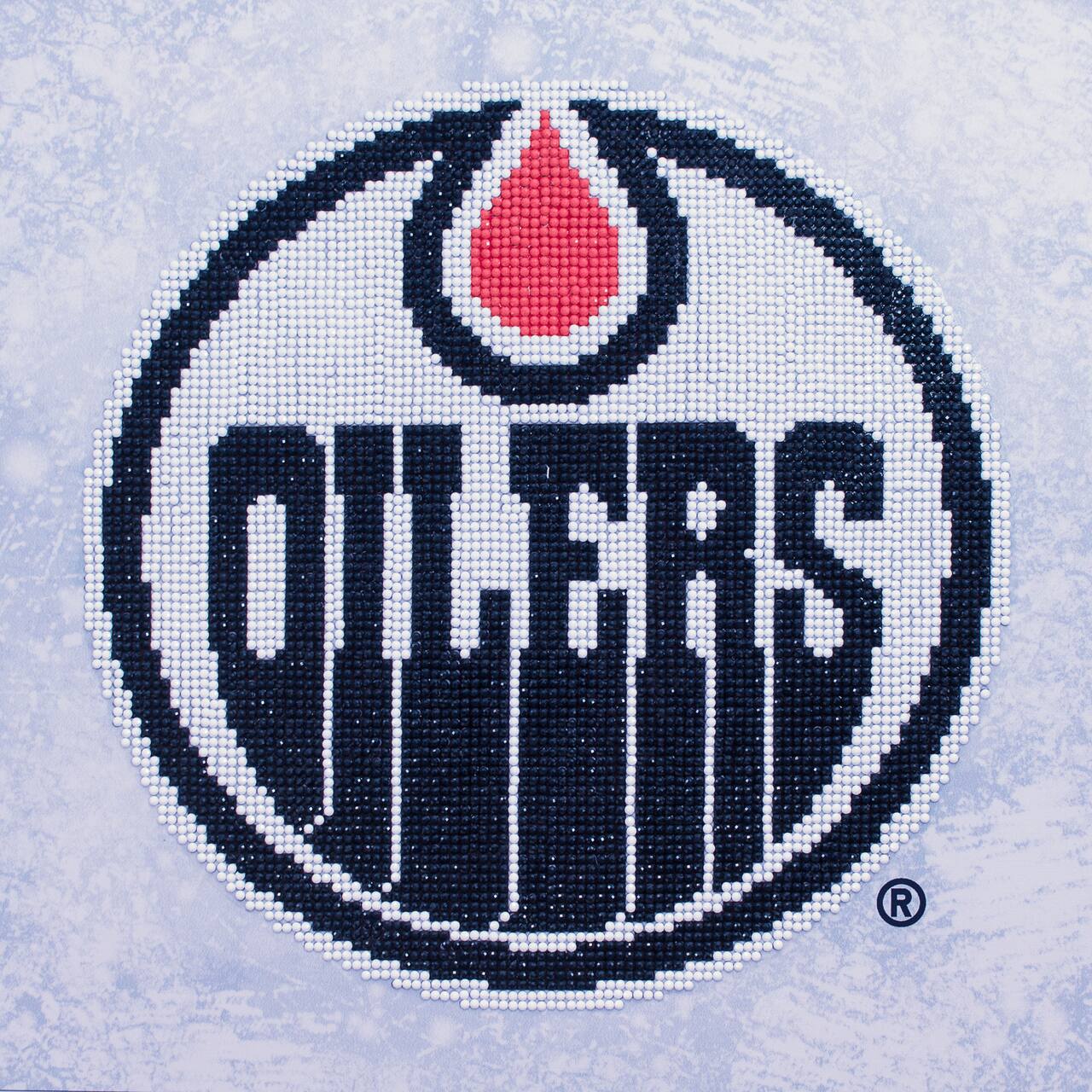 Camelot® Dots NHL Edmonton Oilers Diamond Painting Kit